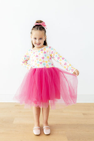 Sweetheart L/S Tutu Dress-Mila & Rose ®