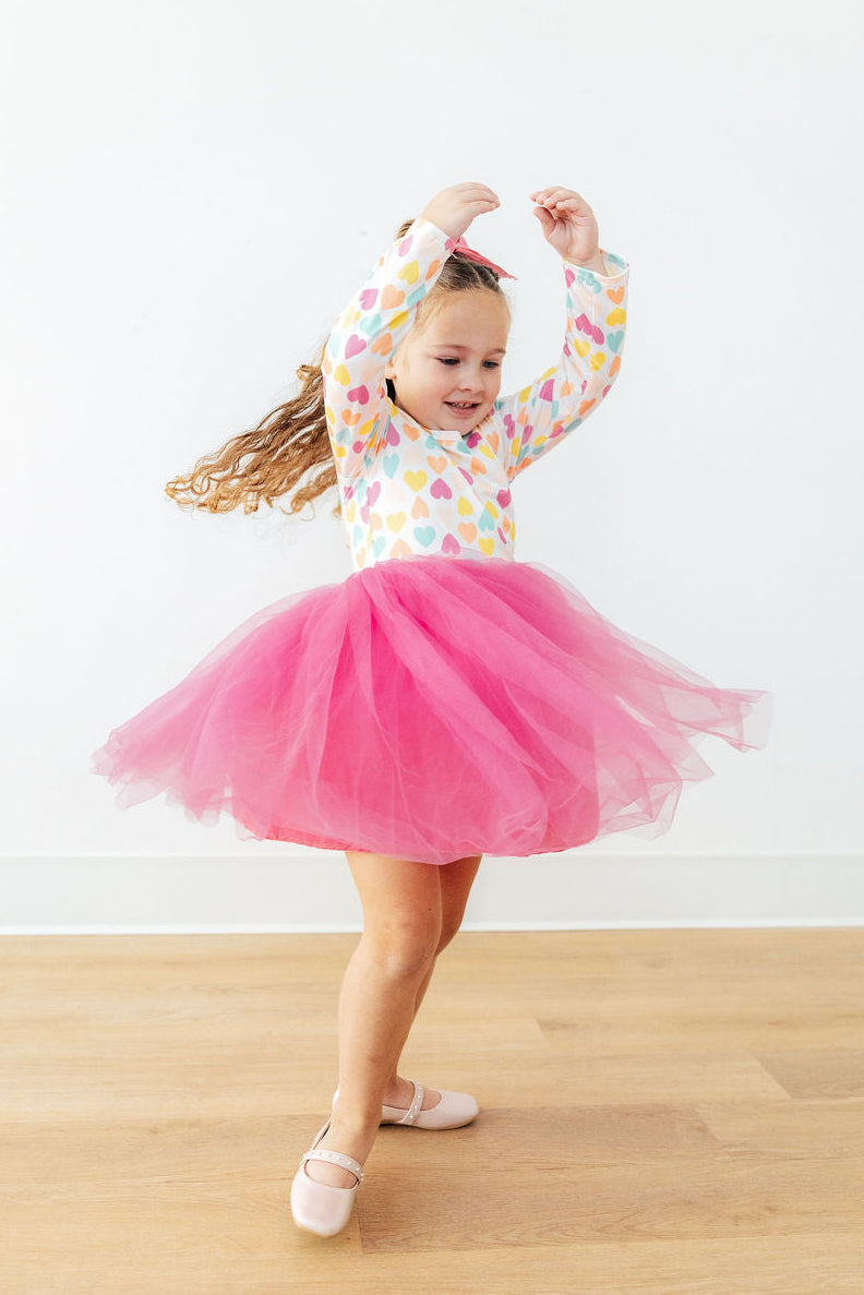 Sweetheart L/S Tutu Dress-Mila & Rose ®