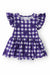TCU Plaid Frog Flutter Twirl Bodysuit-Mila & Rose ®