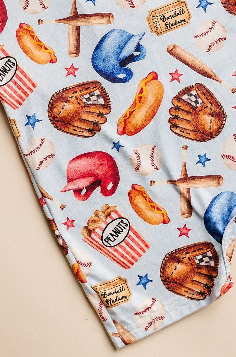 Take Me Out to the Ballgame Shorty One-Piece-Mila & Rose ®