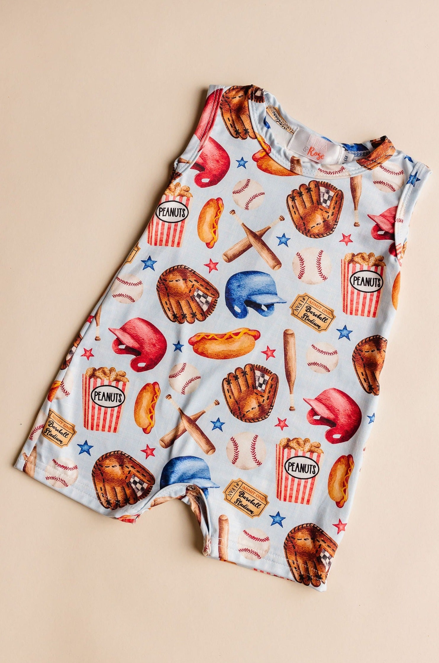 Take Me Out to the Ballgame Shorty One-Piece-Mila & Rose ®