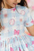 Take Me Out to the Bow Game S/S Pocket Twirl Dress-Mila & Rose ®