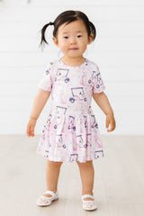 Tee Time S/S Twirl Bodysuit-Mila & Rose ®