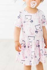 Tee Time S/S Twirl Bodysuit-Mila & Rose ®