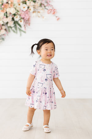 Tee Time S/S Twirl Bodysuit-Mila & Rose ®