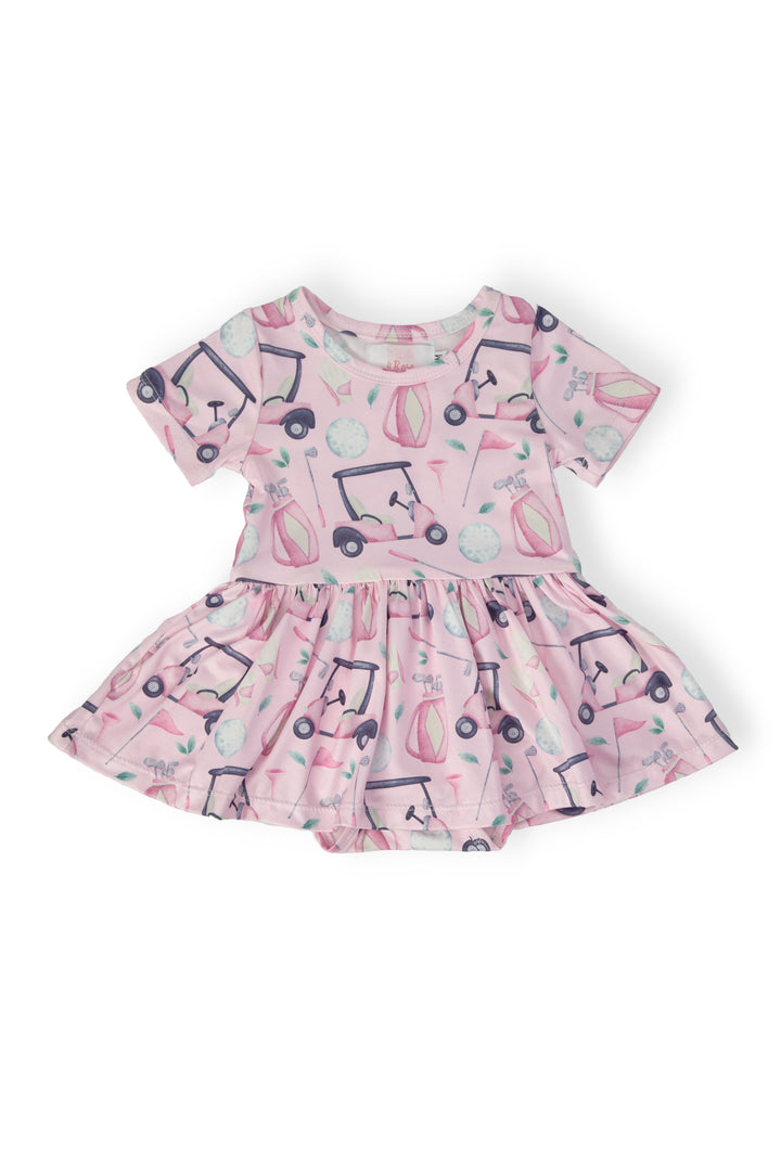 Tee Time S/S Twirl Bodysuit-Mila & Rose ®