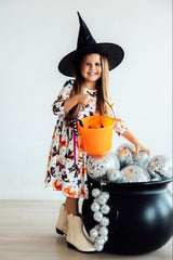 Trick or Twirl 3/4 Sleeve Pocket Twirl Dress-Mila & Rose ®