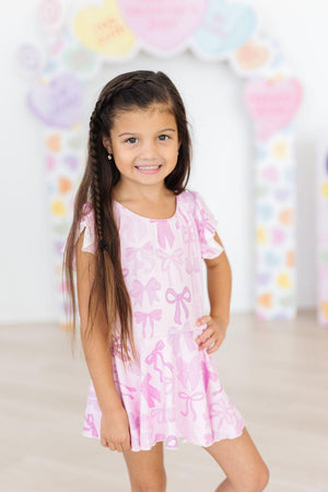 (V) Twinkle Ties S/S Twirl Leotard-Mila & Rose ®