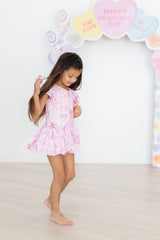 (V) Twinkle Ties S/S Twirl Leotard-Mila & Rose ®