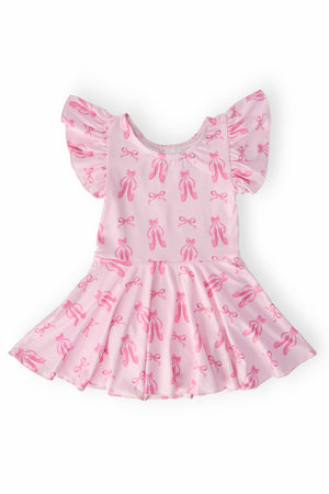 Twirling en Pointe S/S Twirl Leotard-Mila & Rose ®