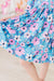 Twirling in Teal 3/4 Sleeve Pocket Twirl Dress-Mila & Rose ®