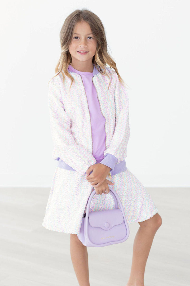 Unicorn Flip Sequin Twirl Skort-Mila & Rose ®