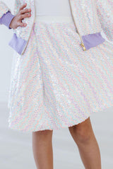 Unicorn Flip Sequin Twirl Skort-Mila & Rose ®