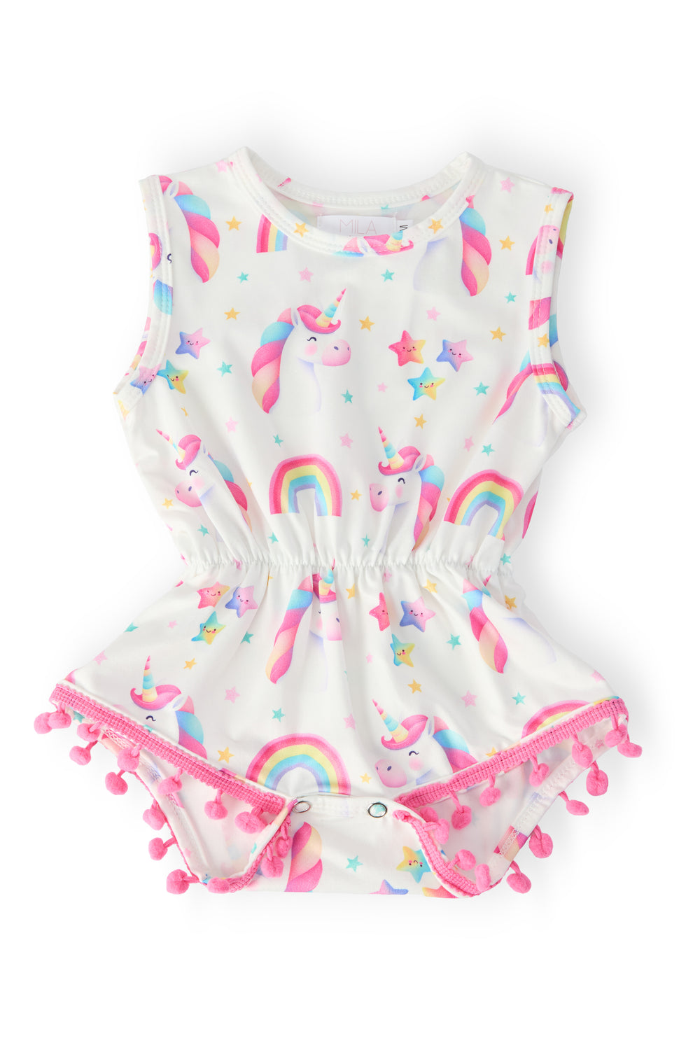 Unicorn Magic Pom Pom Romper-Mila & Rose ®