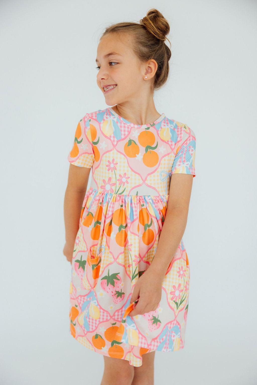 Summer Picnic S/S Pocket Twirl Dress Summer Picnic S/S Pocket Twirl Dress