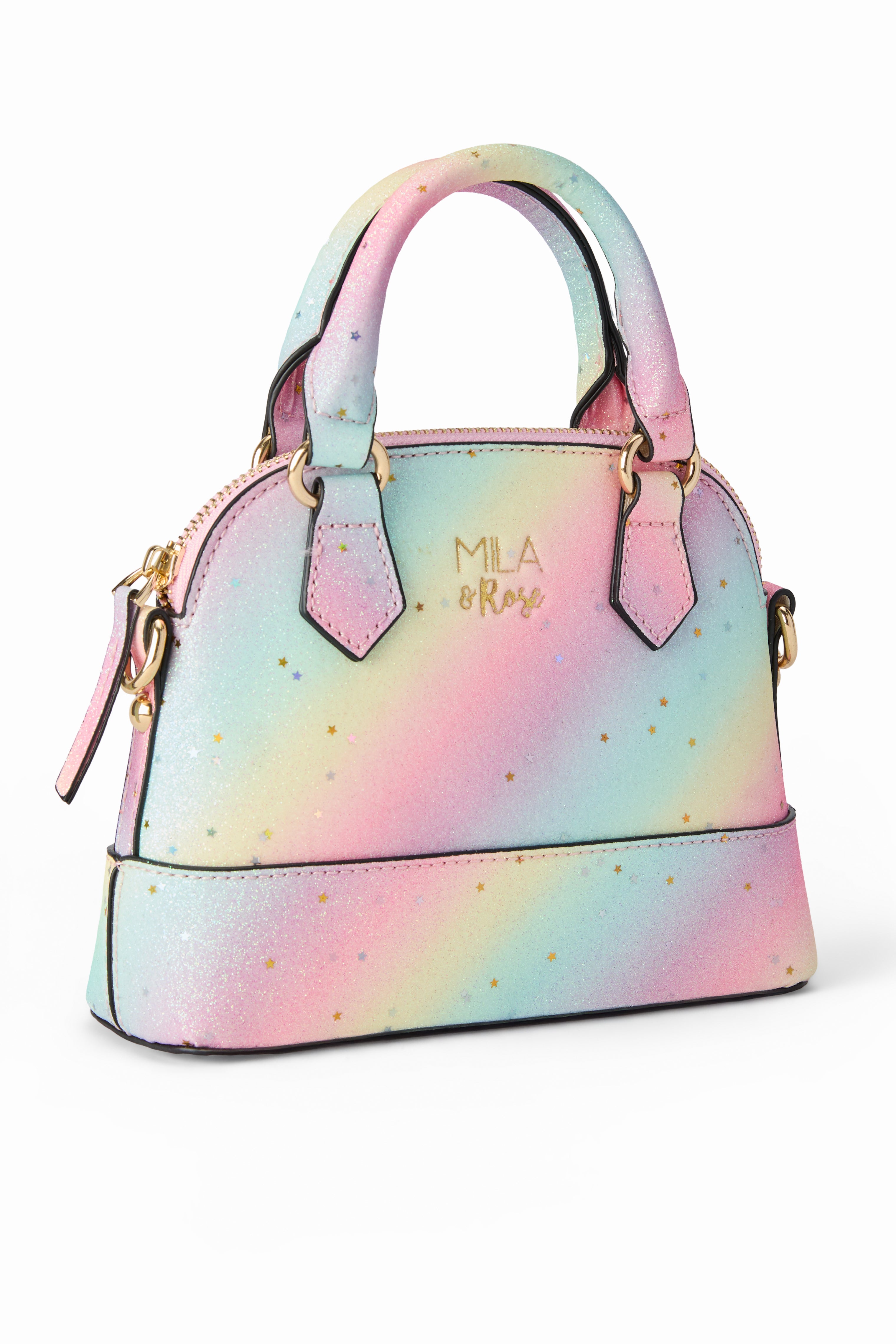 (V) Unicorn Glitter Girl's Crossbody Purse-Mila & Rose ®