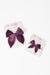 Classic Hair Bow - Amethyst Velvet-Mila & Rose ®
