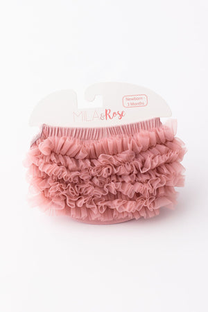 Vintage Pink Ruffle Bum Bloomer-Mila & Rose ®