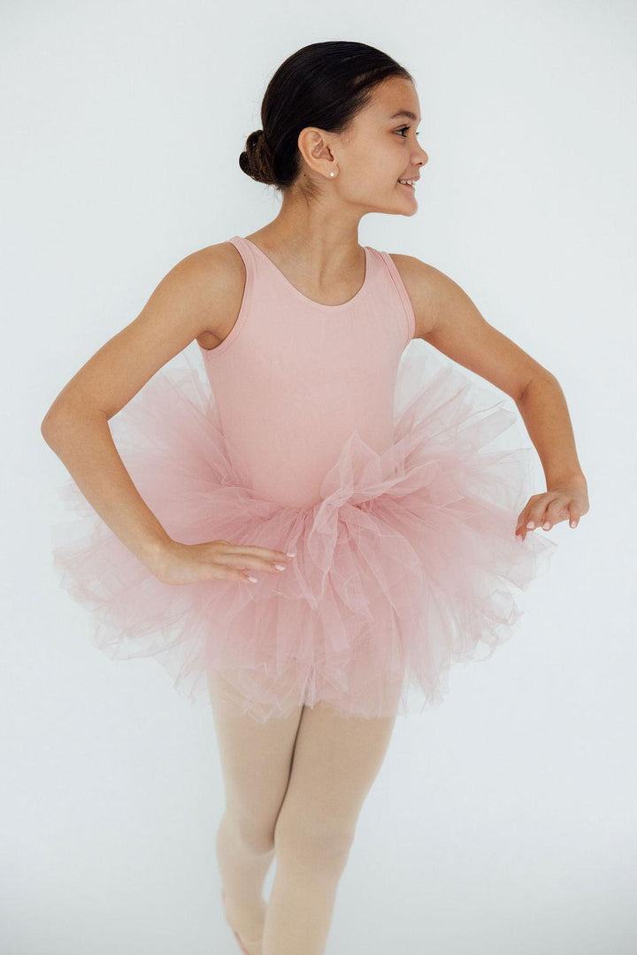 Vintage Pink Tank Tutu Leotard-Mila & Rose ®