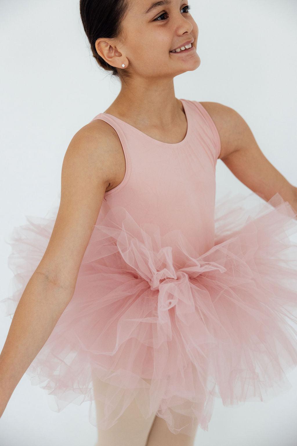 Vintage Pink Tank Tutu Leotard-Mila & Rose ®