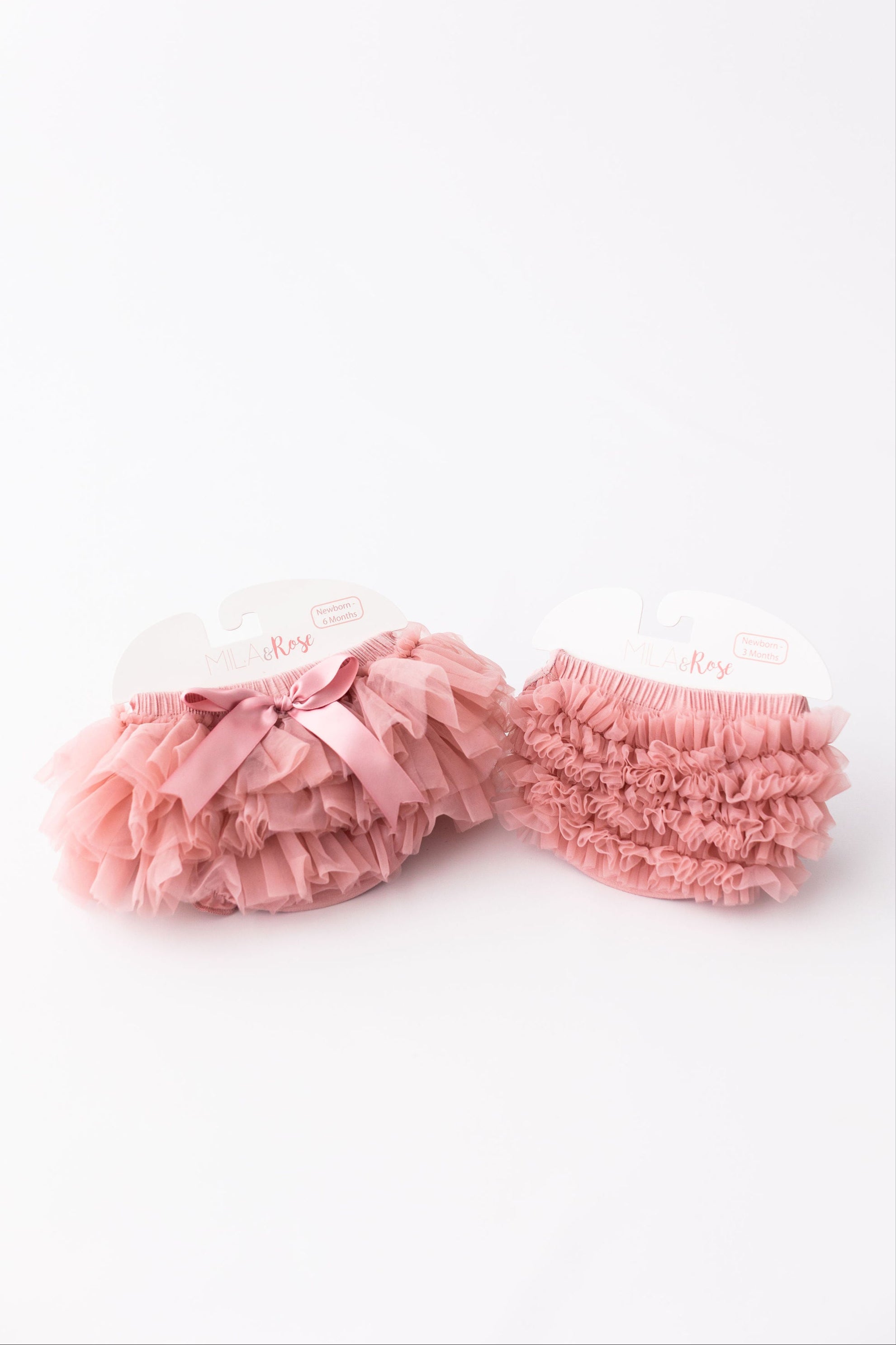 Vintage Pink Ruffle Tutu Bloomer-Mila & Rose ®