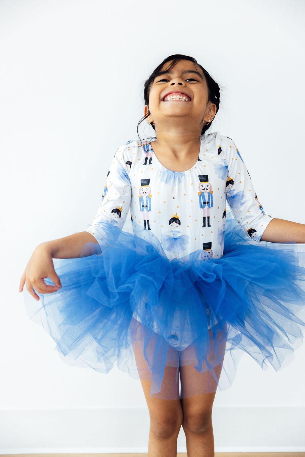 Girls' Waltz Of The Snowflakes 3/4 Tutu Leotard Size: 5/6 By Mila & Rose