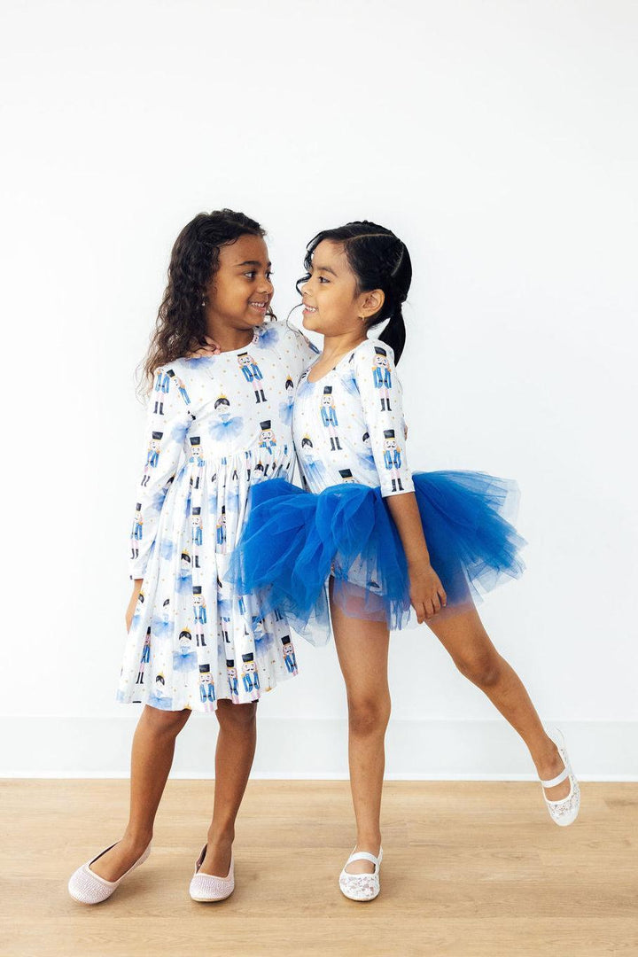 Waltz of the Snowflakes L/S Pocket Twirl Dress-Mila & Rose ®