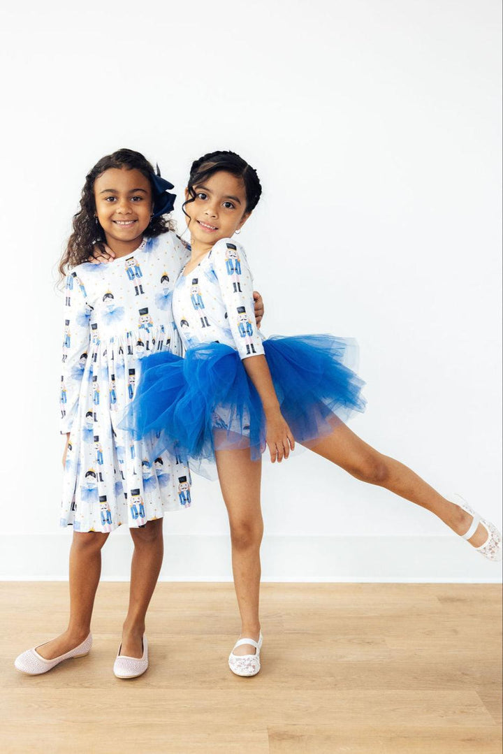 Waltz of the Snowflakes L/S Pocket Twirl Dress-Mila & Rose ®