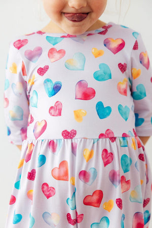 Watercolor Kisses Wide Leg Jumpsuit-Mila & Rose ®