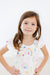 Watercolor Rainbows S/S Flutter Sleeve Leotard-Mila & Rose ®