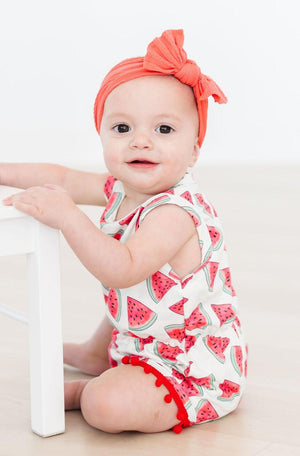 SALE Watermelon Pom Pom Romper-Mila & Rose ®