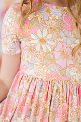What's Up Buttercup S/S Pocket Twirl Dress-Mila & Rose ®