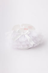 White Ruffle Tutu Bloomer-Mila & Rose ®