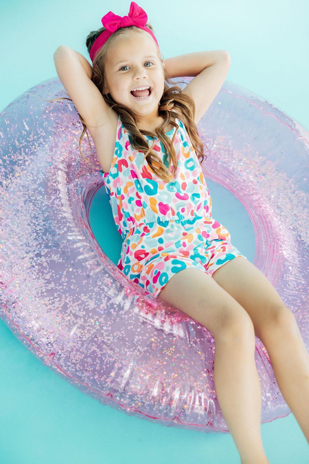 Wild Child Strappy Play Romper-Mila & Rose ®