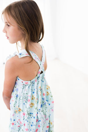 Wild Woods Ruffle Cross Back Dress-Mila & Rose ®