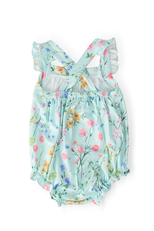 Wild Woods Ruffle Cross Back Romper-Mila & Rose ®