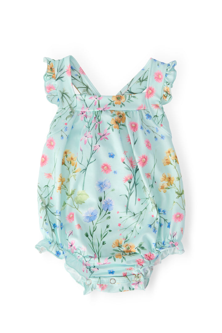 Wild Woods Ruffle Cross Back Romper-Mila & Rose ®