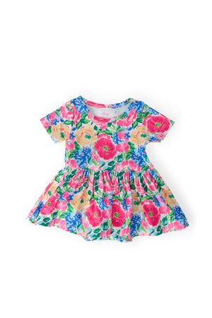 Wildflower Wishes S/S Twirl Bodysuit-Mila & Rose ®