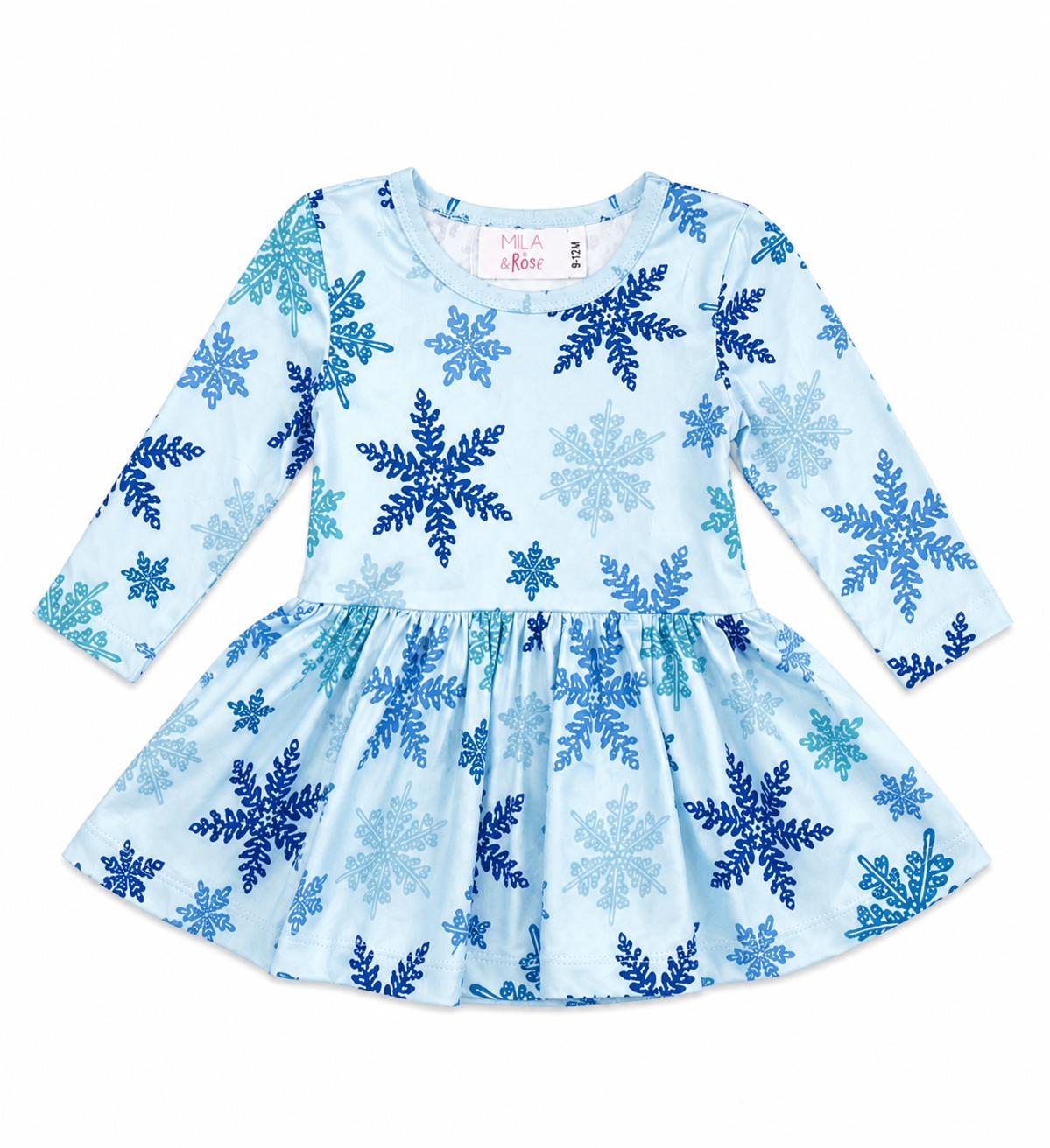 Winter Wonderland L/S Twirl Bodysuit-Mila & Rose ®