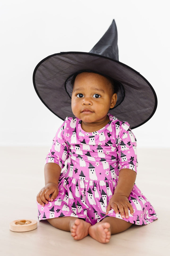 Witches Boo 3/4 Sleeve Twirl Bodysuit-Mila & Rose ®