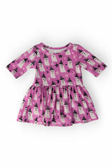 Witches Boo 3/4 Sleeve Twirl Bodysuit-Mila & Rose ®
