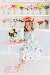 SALE Wonderland 3/4 Sleeve Pocket Twirl Dress-Mila & Rose ®