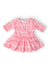 XOXO 3/4 Sleeve Twirl Bodysuit-Mila & Rose ®