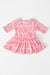 XOXO 3/4 Sleeve Twirl Bodysuit-Mila & Rose ®
