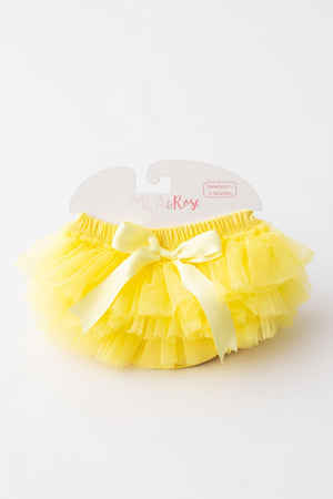 Yellow Ruffle Tutu Bloomer-Mila & Rose ®