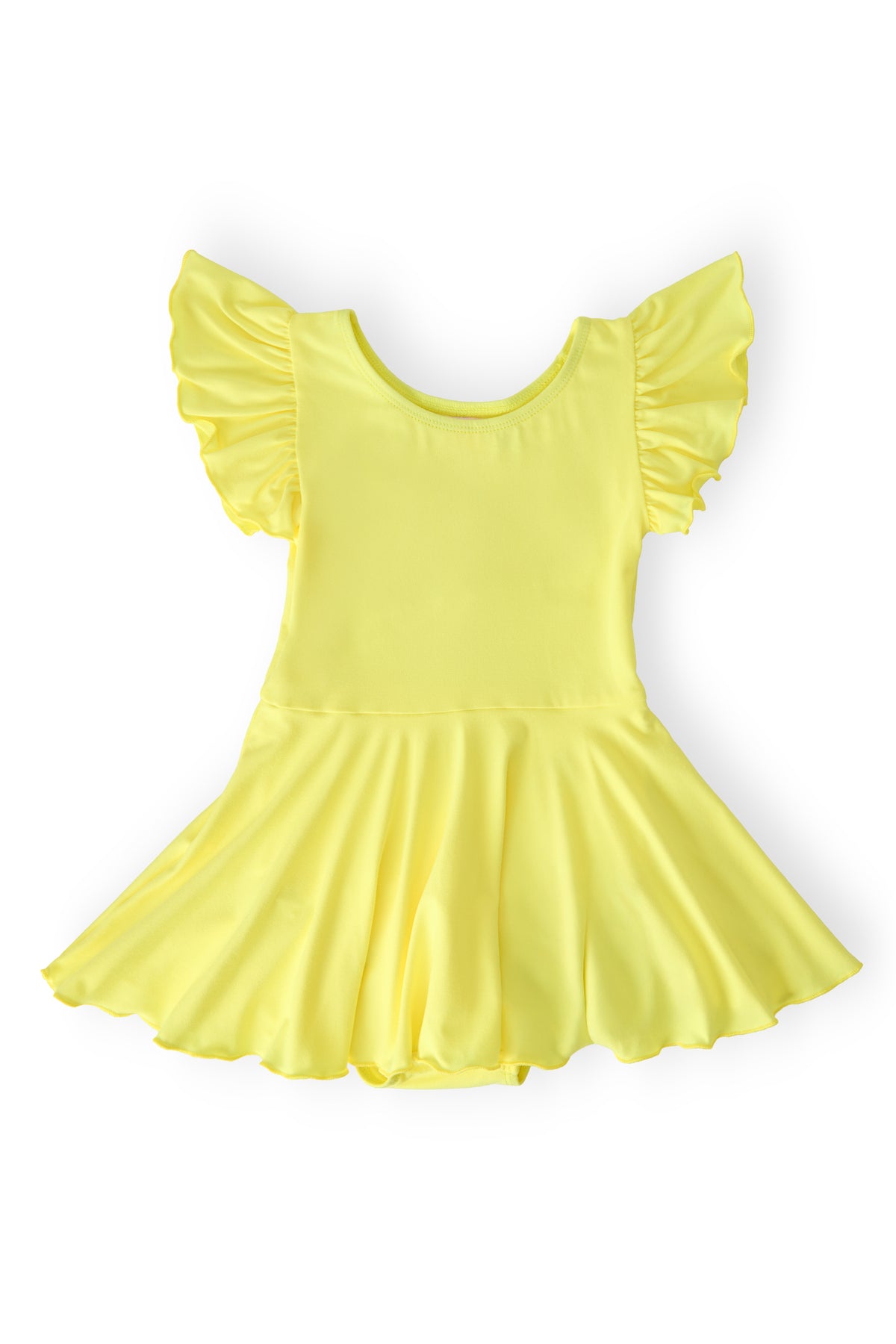 Yellow S/S Twirl Leotard-Mila & Rose ®