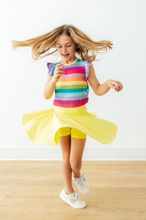 Yellow Twirl Skort-Mila & Rose ®