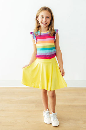Yellow Twirl Skort-Mila & Rose ®