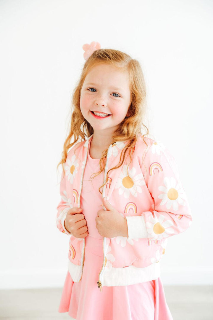 You are My Sunshine Satin Jacket-Mila & Rose ®