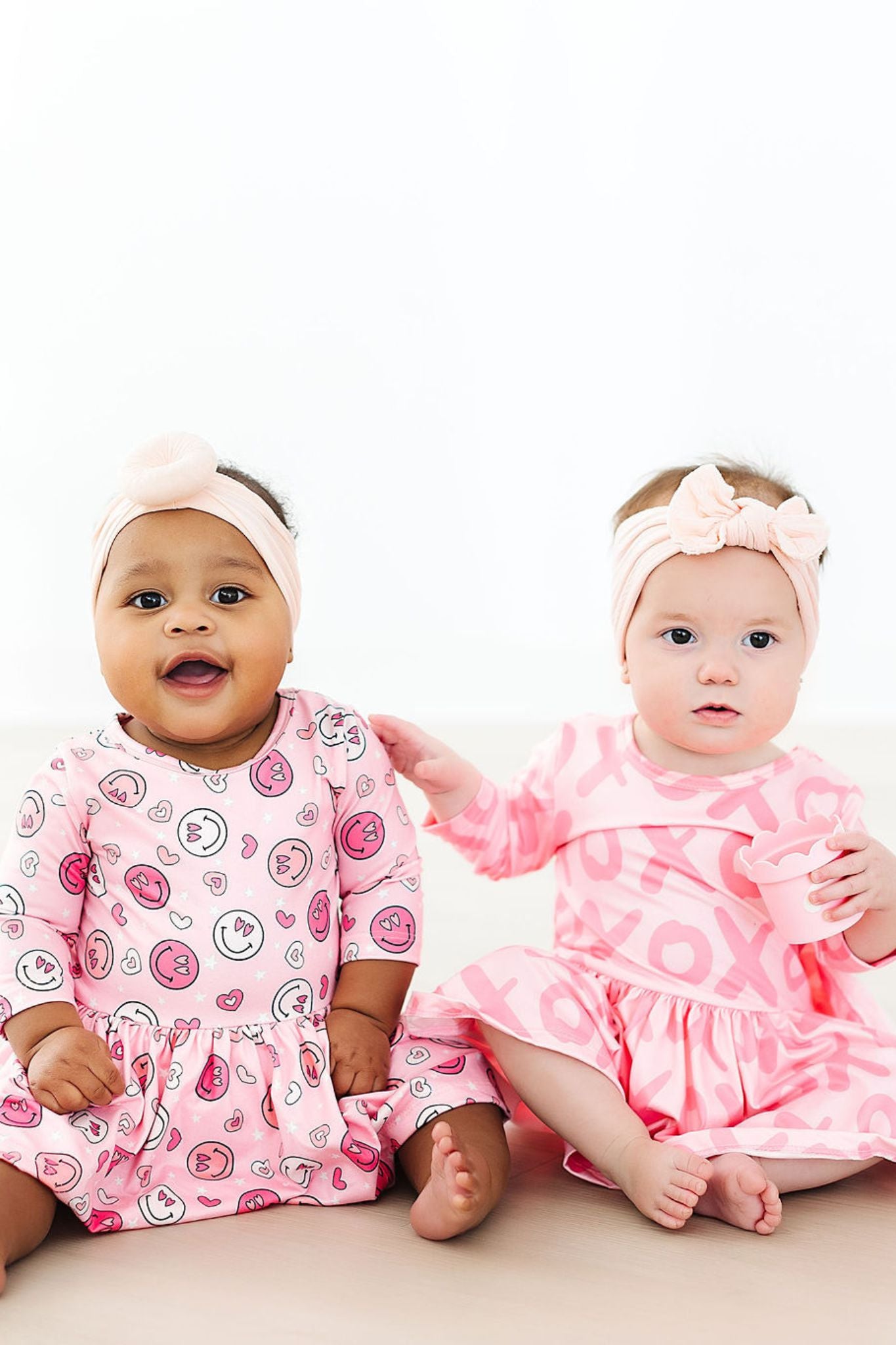 You Make Me Happy 3/4 Sleeve Twirl Bodysuit-Mila & Rose ®